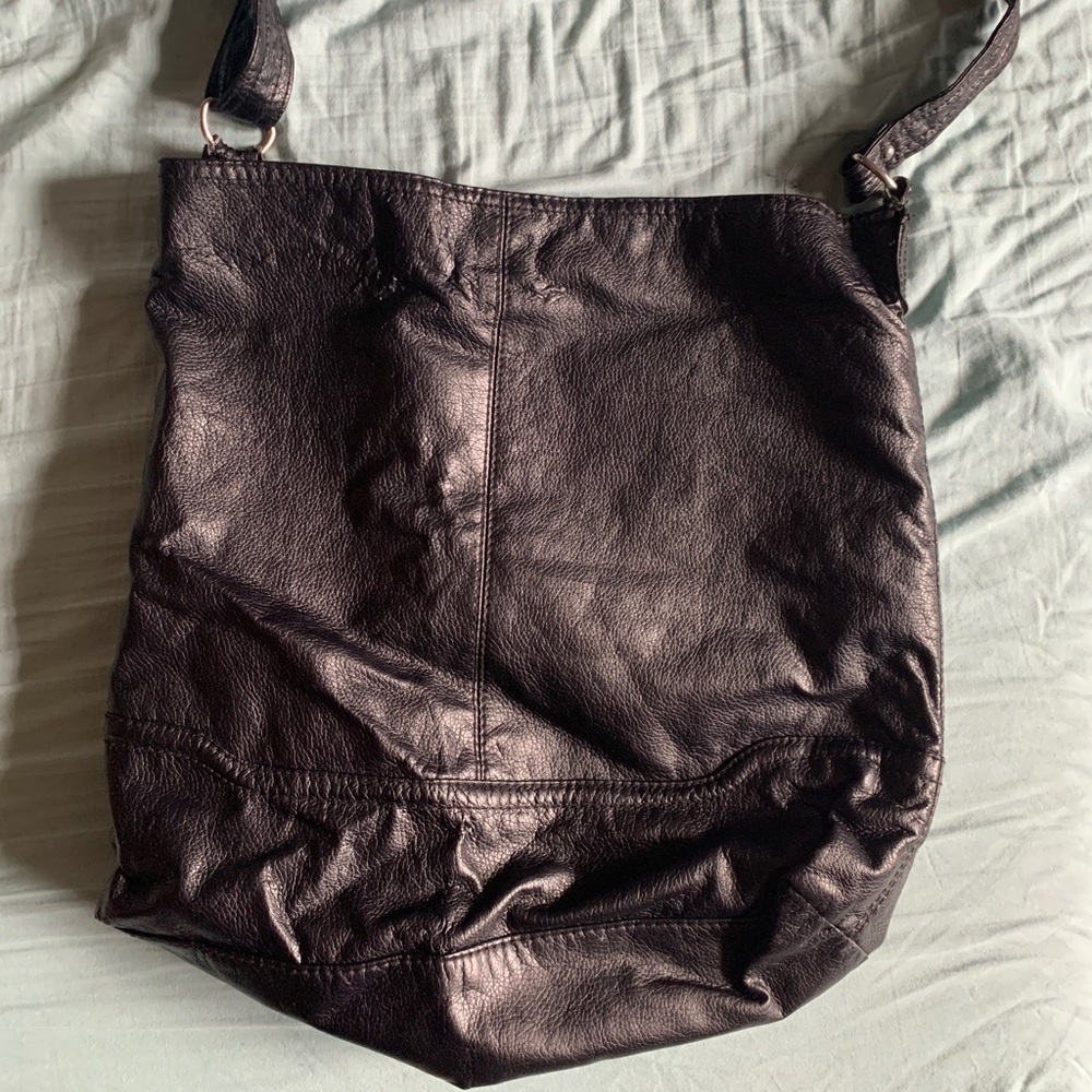 H&M leather shoulder bag